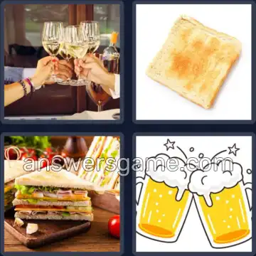 4 Images 1 Mot 5 lettres TOAST