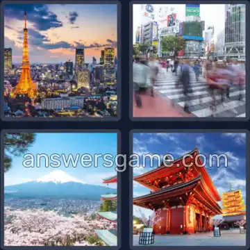 4 Images 1 Mot 5 lettres TOKYO