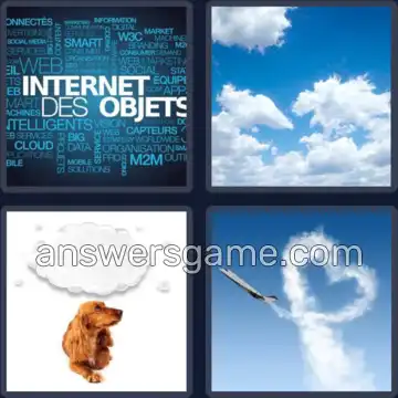 4 Images 1 Mot 5 lettres NUAGE