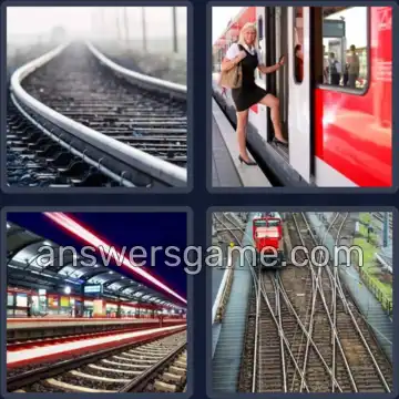 4 Images 1 Mot 5 lettres RAILS