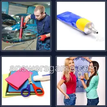 4 Images 1 Mot 5 lettres COLLE