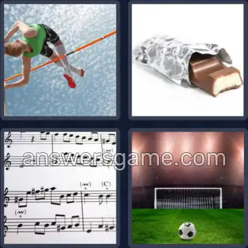 4 Images 1 Mot 5 lettres BARRE