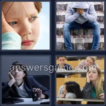 4 Images 1 Mot 5 lettres ENNUI