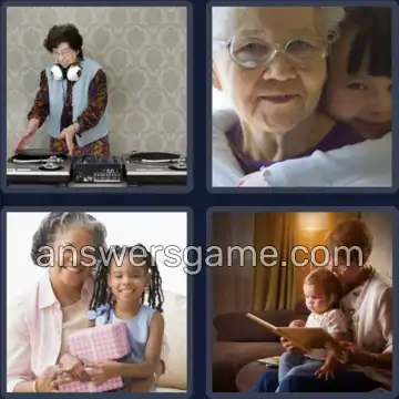 4 Images 1 Mot 5 lettres MAMIE