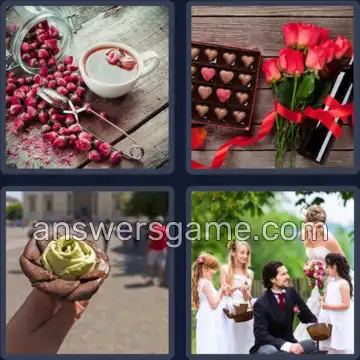 4 Images 1 Mot 5 lettres ROSES