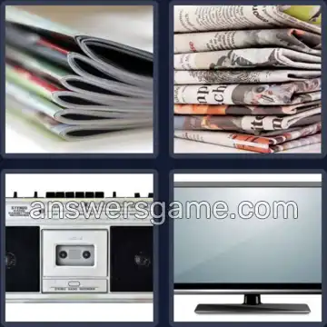 4 Images 1 Mot 5 lettres MEDIA