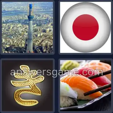 4 Images 1 Mot 5 lettres JAPON