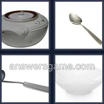 4 Images 1 Mot 5 lettres SOUPE