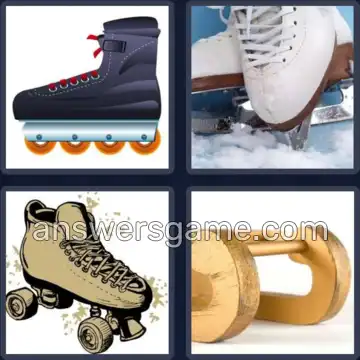 4 Images 1 Mot 5 lettres PATIN