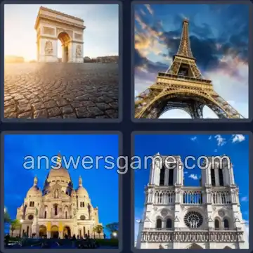 4 Images 1 Mot 5 lettres PARIS