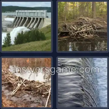 4 Images 1 Mot 5 lettres DIGUE