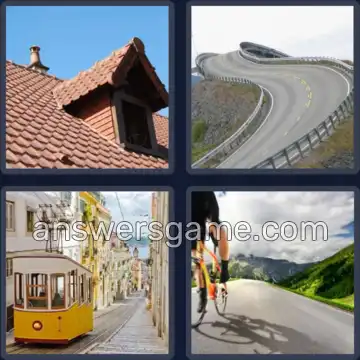 4 Images 1 Mot 5 lettres PENTE