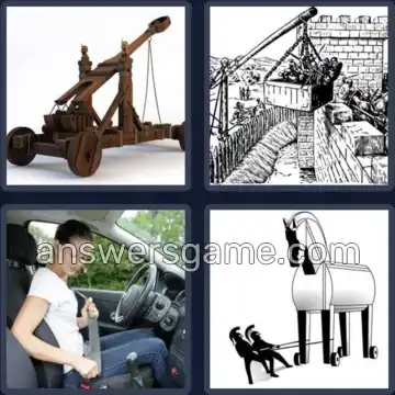 4 Images 1 Mot 5 lettres SIEGE