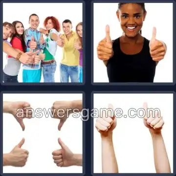 4 Images 1 Mot 5 lettres POUCE