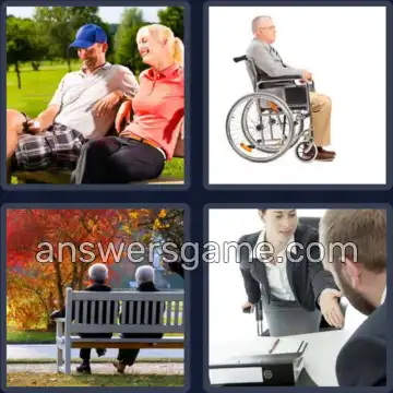 4 Images 1 Mot 5 lettres ASSIS