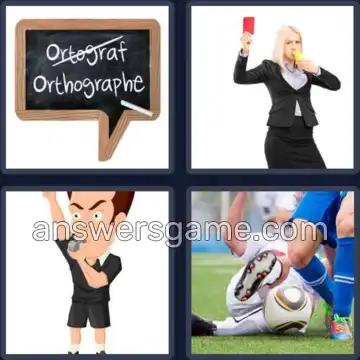 4 Images 1 Mot 5 lettres FAUTE