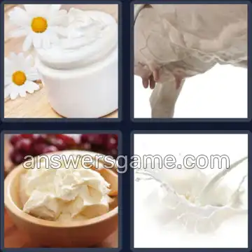 4 Images 1 Mot 5 lettres CREME