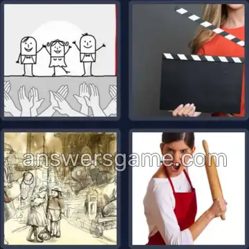 4 Images 1 Mot 5 lettres SCENE