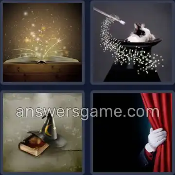 4 Images 1 Mot 5 lettres MAGIE