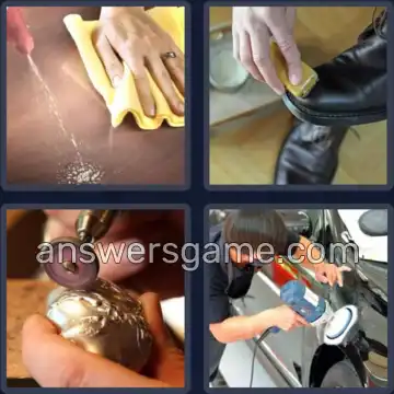 4 Images 1 Mot 5 lettres POLIR