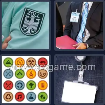 4 Images 1 Mot 5 lettres BADGE