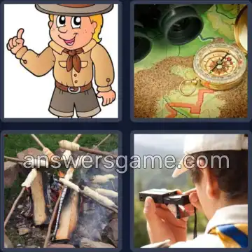 4 Images 1 Mot 5 lettres SCOUT
