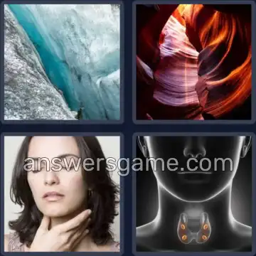 4 Images 1 Mot 5 lettres GORGE