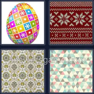 4 Images 1 Mot 5 lettres MOTIF