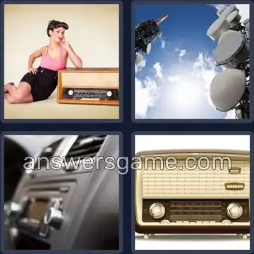 4 Images 1 Mot 5 lettres RADIO
