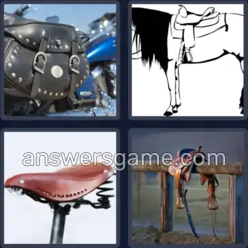 4 Images 1 Mot 5 lettres SELLE