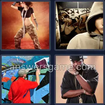 4 Images 1 Mot 6 lettres HIPHOP