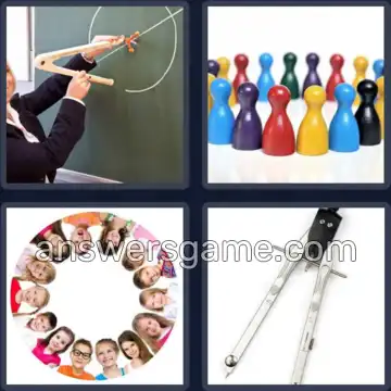 4 Images 1 Mot 6 lettres CERCLE