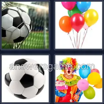 4 Images 1 Mot 6 lettres BALLON