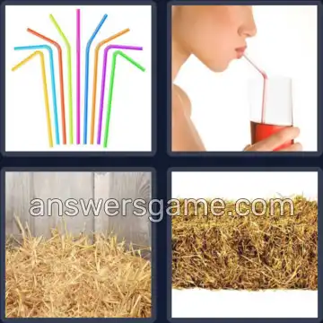 4 Images 1 Mot 6 lettres PAILLE