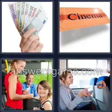 4 Images 1 Mot 6 lettres BILLET