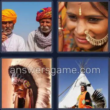 4 Images 1 Mot 6 lettres INDIEN