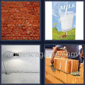 4 Images 1 Mot 6 lettres BRIQUE