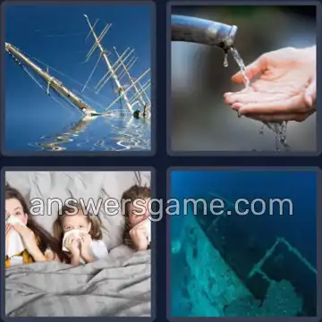 4 Images 1 Mot 6 lettres COULER