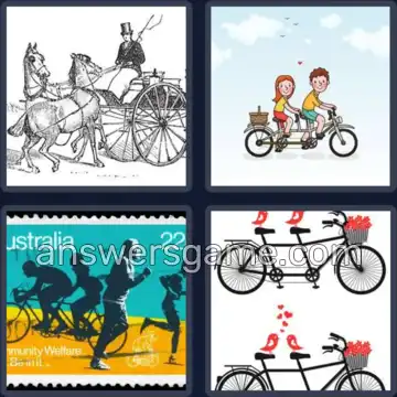 4 Images 1 Mot 6 lettres TANDEM