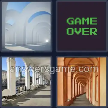 4 Images 1 Mot 6 lettres ARCADE