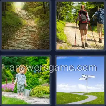4 Images 1 Mot 6 lettres CHEMIN
