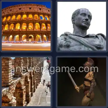 4 Images 1 Mot 6 lettres ROMAIN