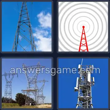 4 Images 1 Mot 6 lettres PYLÔNE