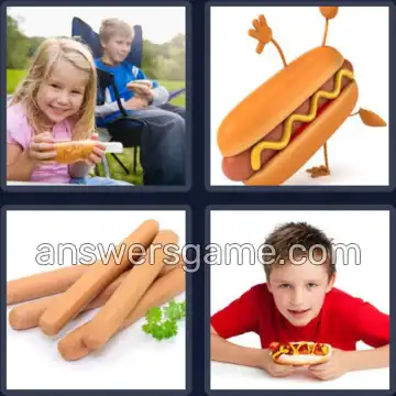 4 Images 1 Mot 6 lettres HOTDOG