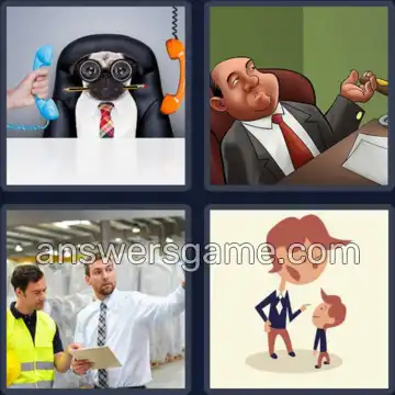 4 Images 1 Mot 6 lettres PATRON