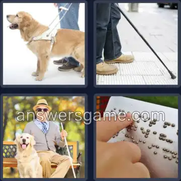 4 Images 1 Mot 6 lettres CECITE