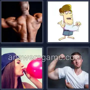 4 Images 1 Mot 6 lettres GONFLE