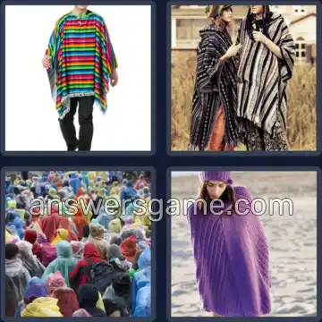4 Images 1 Mot 6 lettres PONCHO