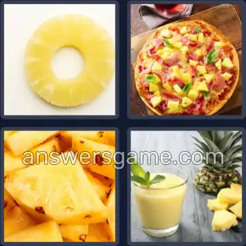 4 Images 1 Mot 6 lettres ANANAS