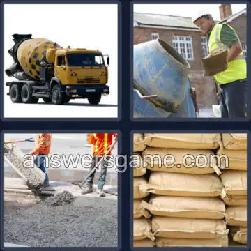4 Images 1 Mot 6 lettres CIMENT